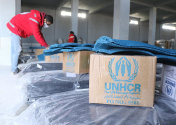 الهلال الأحمر يستجيب لعائلات عائدة ومتضررة في ريف درعا