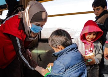 A newborn baby increased the number of people getting out of Al-Rukban Camp