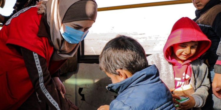 A newborn baby increased the number of people getting out of Al-Rukban Camp