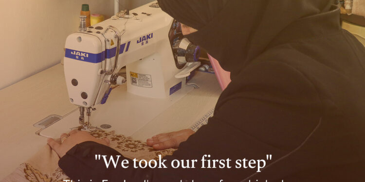 A workshop at home to be the first step for Em Iyad’s family to recover