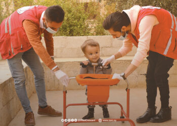 Abd Al-Rahman makes an achievement after 4 months of physical therapy