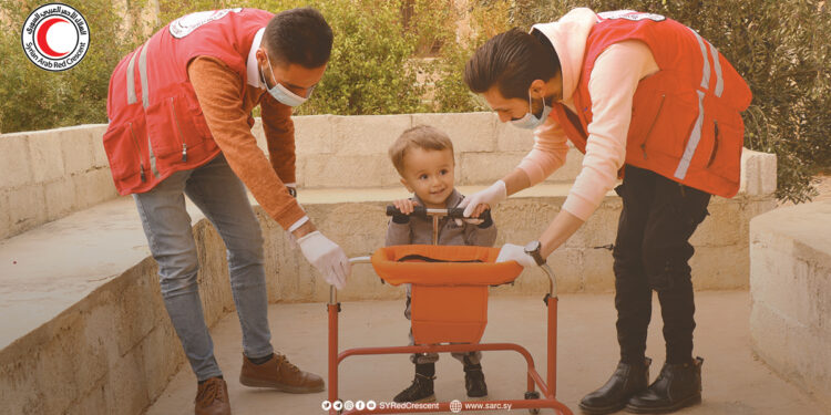 Abd Al-Rahman makes an achievement after 4 months of physical therapy